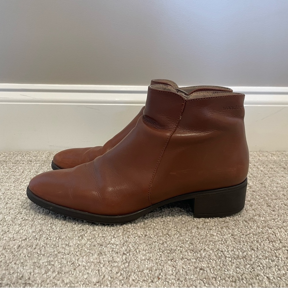 Wonders leather ankle boots